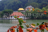 SRI LANKA, Kandy, Temple of the Tooth (Dalada Maligawa), and Kandy Lake, SLK3341JPL