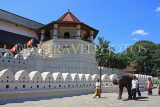 SRI LANKA, Kandy, Temple of the Tooth (Dalada Maligawa), and elephant, SLK2898JPL