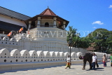 SRI LANKA, Kandy, Temple of the Tooth (Dalada Maligawa), and elephant, SLK2898JPL