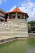 SRI LANKA, Kandy, Temple of the Tooth (Dalada Maligawa), and moat, SLK3363JPL