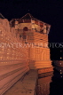 SRI LANKA, Kandy, Temple of the Tooth (Dalada Maligawa), and moat, night view, SLK3323JPL