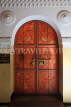 SRI LANKA, Kandy, Temple of the Tooth (Dalada Maligawa), elaborate door to shrine room, SLK3069JPL