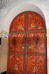SRI LANKA, Kandy, Temple of the Tooth (Dalada Maligawa), elaborate door to shrine room, SLK3298JPL