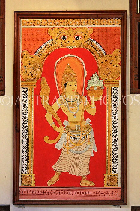 SRI LANKA, Kandy, Temple of the Tooth (Dalada Maligawa), painting (reproduction), SLK3067JPL