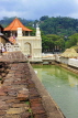 SRI LANKA, Kandy, Temple of the Tooth (Dalada Maligawa), site and moat, SLK3432JPL