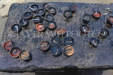 SRI LANKA, Kandy, Temple of the Tooth (Dalada Maligawa), small oil lamps for offerings, SLK3475JPL