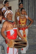 SRI LANKA, Kandy, cultural dancers, drummer, SLK3787JPL
