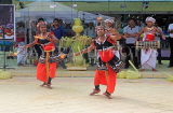 SRI LANKA, Kandy, cultural show performance, Fire Dance (Ginisisila), SLK5886JPL