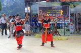 SRI LANKA, Kandy, cultural show performance, Fire Dance (Ginisisila), SLK5887JPL
