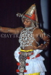 SRI LANKA, Kandy, dance ensemble, dancer performing Ves Natuma (Kandyan Dance), SLK1514JPL
