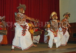 SRI LANKA, Kandy, dance ensemble, dancers performing Kandyan Dance, SLK2937JPL