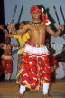 SRI LANKA, Kandy, dance ensemble, dancers performing Stick Dance (Lee Keli Natuma), SLK1774JPL