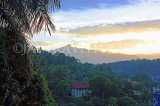 SRI LANKA, Kandy, dawn view over hillside, SLK3141JPL