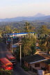 SRI LANKA, Kandy, hillside scenery, road and buses, SLK3912JPL