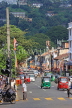 SRI LANKA, Kandy, town centre, street scene, three wheeler taxis, SLK3651JPL