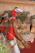 SRI LANKA, Kandy, traditional Kandyan Wedding, Kandyan dancers drumming, SLK3993JPL