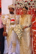 SRI LANKA, Kandy, traditional Kandyan wedding couple, SLK3183JPL