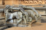 SRI LANKA, Kelaniya Temple (near Colombo), image house elephant-lion sculptures, SLK5148JPL
