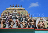 SRI LANKA, Matale, Arulmigu Sri Muthumariamman Hindu Temple (Kovil), statues, SLK2969JPL