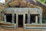 SRI LANKA, Mihintale temple site, Kaludiya Pokuna (black water pond), ancient Bath House, SLK2245JPL