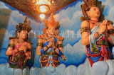 SRI LANKA, Mihintale temple site, Maha Stupa image house, statues, SLK5439JPL