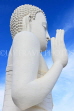 SRI LANKA, Mihintale temple site, giant seated Buddha staute, SLK5452JPL