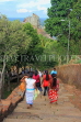 SRI LANKA, Mihintale temple site, pilgrims, and Aradhana Gala, SLK5446JPL