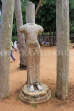 SRI LANKA, Mihintale temple site, ruins of a statue, SLK5451JPL