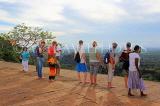 SRI LANKA, Mihintale temple site, visitors admiring the view, SLK5447JPL