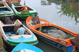 SRI LANKA, Negombo, Dutch Canal, and fishing boats, SLK2607JPL