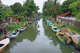 SRI LANKA, Negombo, Dutch Canal, and fishing boats, SLK2614JPL