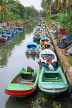 SRI LANKA, Negombo, Dutch Canal, and fishing boats, SLK2618JPL