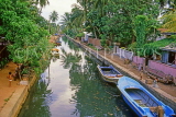 SRI LANKA, Negombo, Dutch Canal and fishing boats, SLK2007JPL