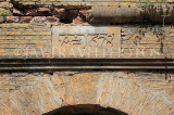 SRI LANKA, Negombo, Dutch Fort, inscription, SLK6230JPL