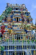SRI LANKA, Negombo, Hindu Temple entrance facade, SLK1708JPL