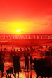 SRI LANKA, Negombo, Negombo Beach Park, Sunday crowds enjoying the sunset, SLK6295JPL