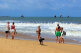 SRI LANKA, Negombo, beach, and tourists, SLK6344JPL