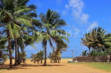 SRI LANKA, Negombo, beach and coconut trees, SLK5922JPL
