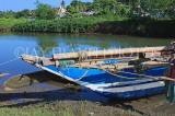 SRI LANKA, Negombo, catamaran fishing boat in Negombo Lagoon, SLK2447JPL