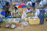 SRI LANKA, Negombo, fish market scene, fishwives selling fish, SLK1647JPL