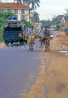 SRI LANKA, Negombo, fishmongers riding along on bicycles, SLK1591JPL