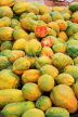 SRI LANKA, Negombo, market, fruit and vegetable market, Papaya fruit, SLK2705JPL