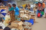 SRI LANKA, Negombo, market scene, dry fish market, and fishwives, SLK2654JPL
