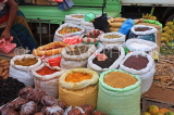 SRI LANKA, Negombo, market scene, spice stall, SLK2693JPL