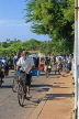 SRI LANKA, Negombo, street scene and cyclists, SLK2445JPL
