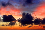 SRI LANKA, Negombo, sunset and dramatic sky and clouds, SLK5926JPL