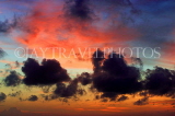 SRI LANKA, Negombo, sunset and dramatic sky and clouds, SLK5927JPL
