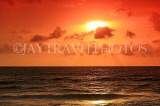 SRI LANKA, Negombo, sunset and sea, SLK6368JPL