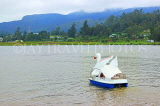 SRI LANKA, Nuwara Eliya, Gregory Lake, Swan Boat, SLK4400JPL