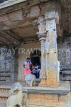 SRI LANKA, Pilimathalawa (nr Kandy), Gadaladeniya Temple, shrine room, stone column carvings, SLK4077JPL